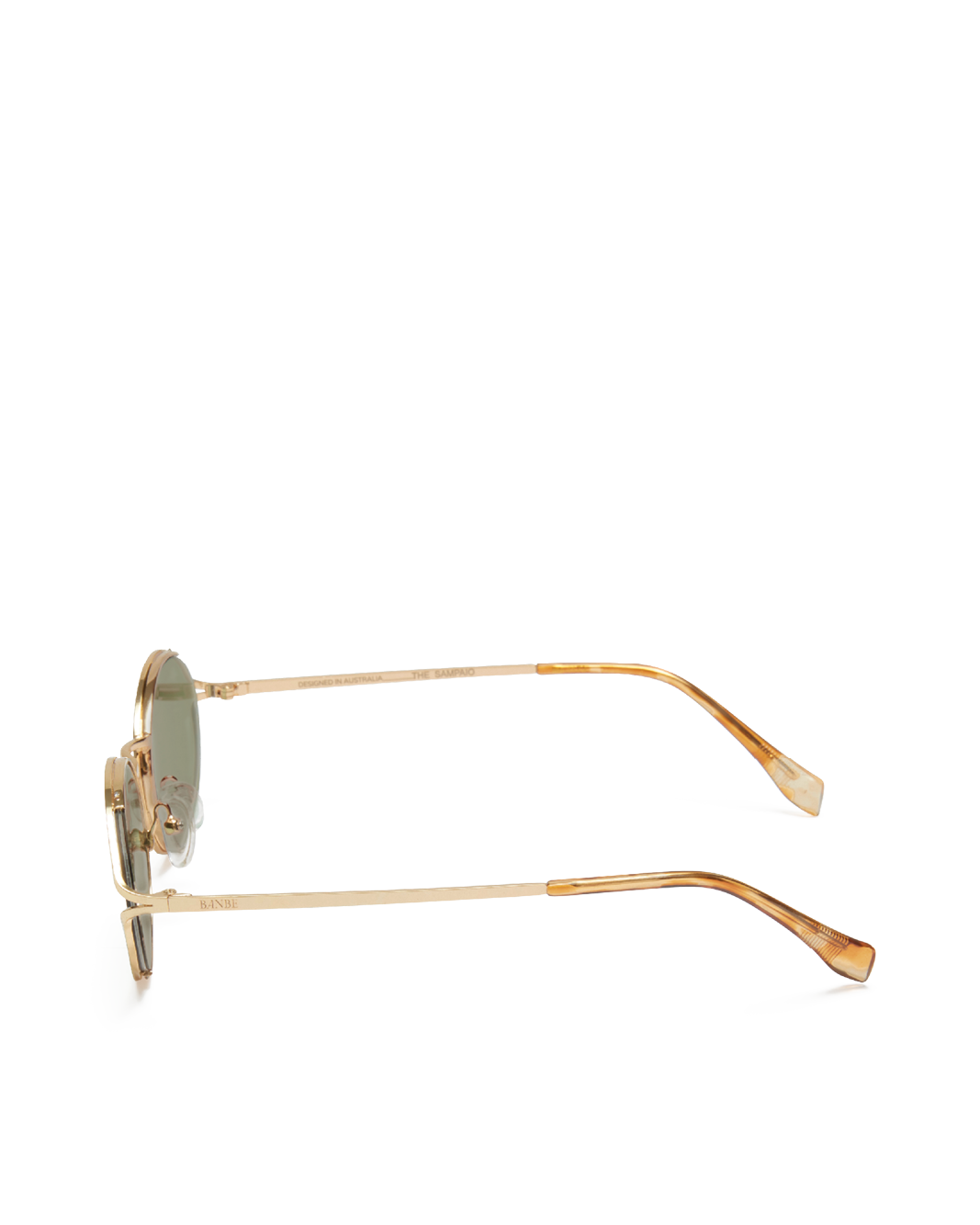 THE SAMPAIO - GOLD-OLIVE-SUNGLASSES-BANBE-O/S-BILLINI USA