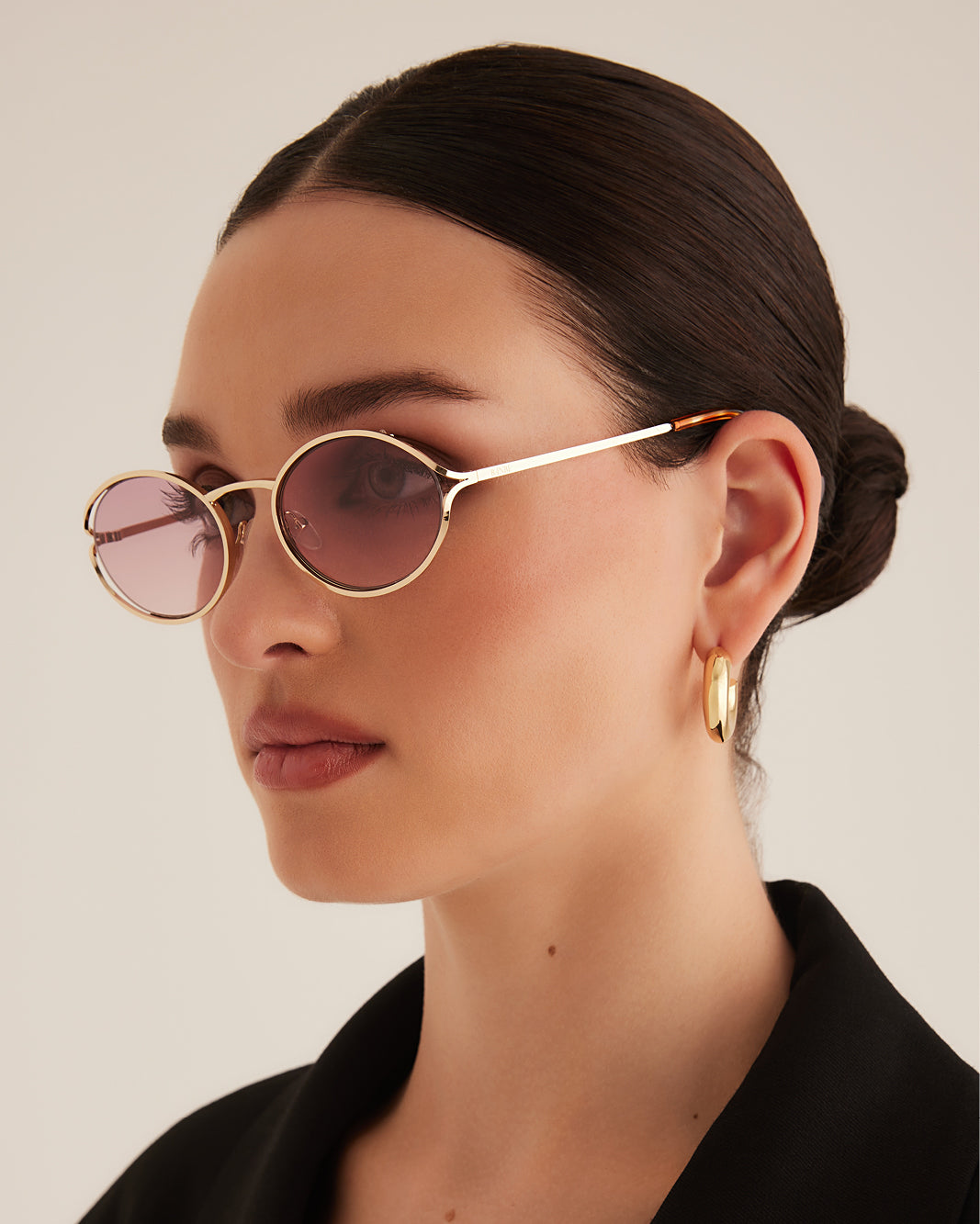 THE SAMPAIO - GOLD-PINK FADE-SUNGLASSES-BANBE-BILLINI USA