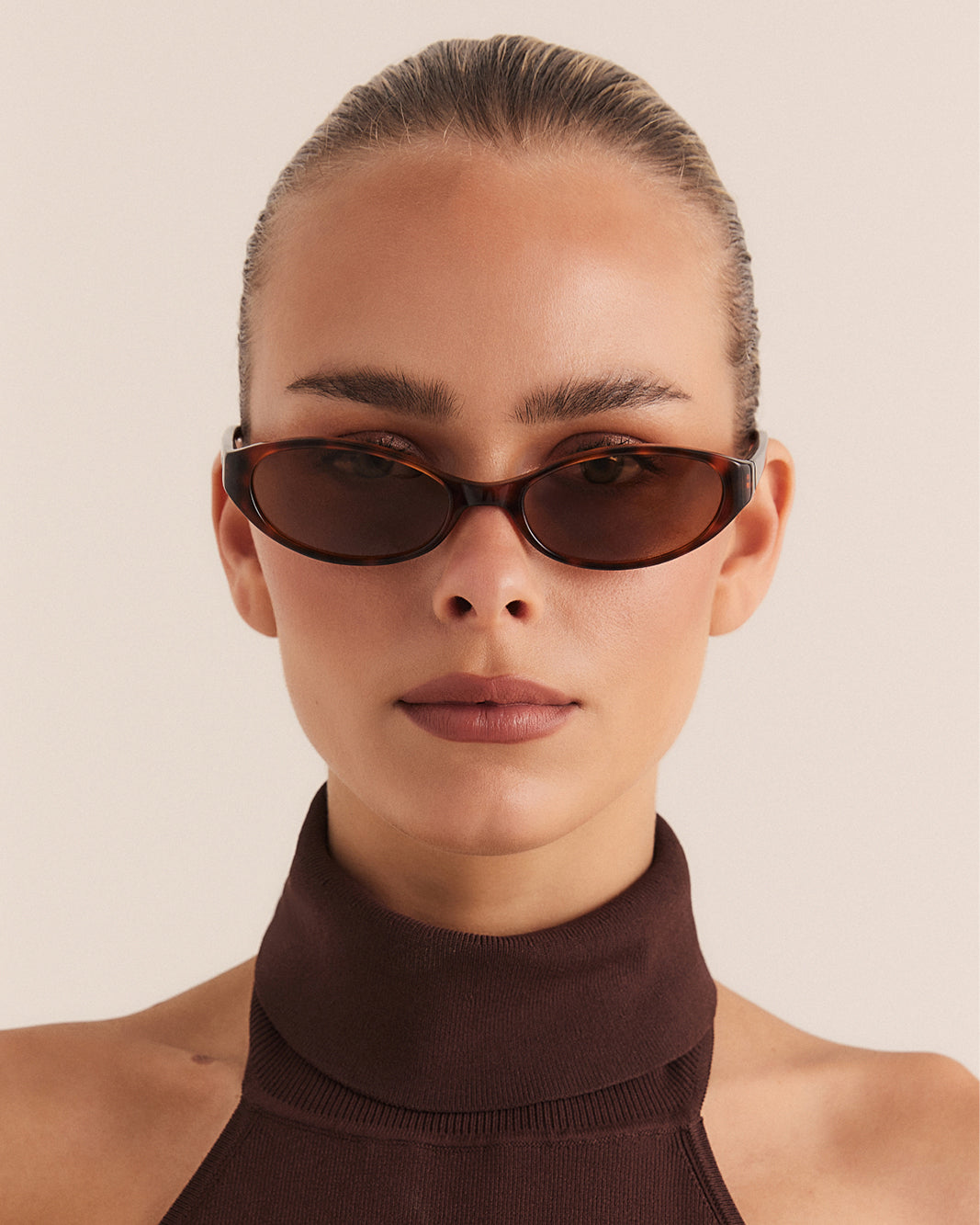 THE SELENA - CARAMEL TORT-CHOCOLATE-SUNGLASSES-BANBE-BILLINI USA