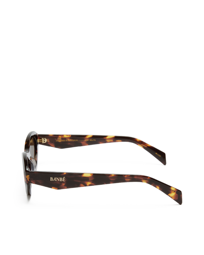 THE SELITA - HAVANA TORT-CHOCOLATE-SUNGLASSES-BANBE-O/S-BILLINI USA