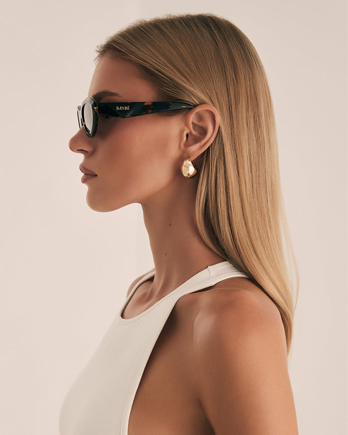 THE SELITA - HAVANA TORT-CHOCOLATE-SUNGLASSES-BANBE-O/S-BILLINI USA