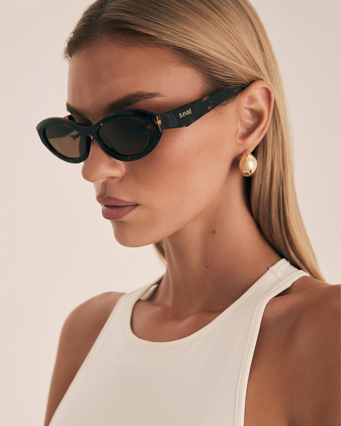 THE SELITA - HAVANA TORT-CHOCOLATE-SUNGLASSES-BANBE-O/S-BILLINI USA