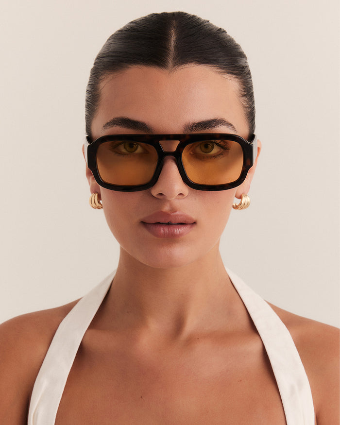 THE SUKI - DARK HAVANA TORT-YELLOW-SUNGLASSES-BANBE-BILLINI USA