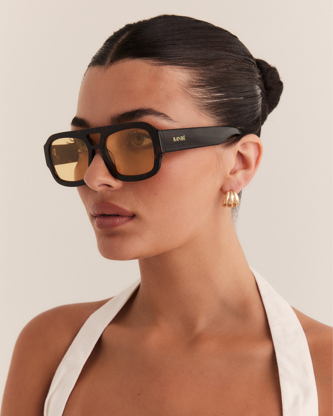THE SUKI - DARK HAVANA TORT-YELLOW-SUNGLASSES-BANBE-BILLINI USA