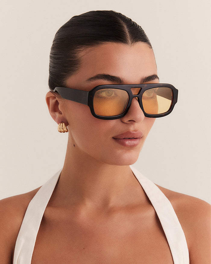 THE SUKI - DARK HAVANA TORT-YELLOW-SUNGLASSES-BANBE-BILLINI USA