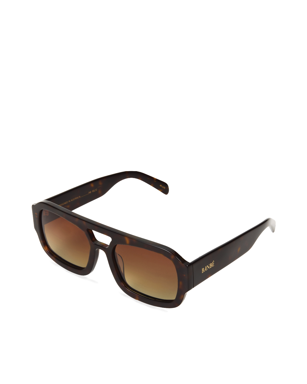 THE SUKI - DARK HAVANA TORT-CHOC FADE-SUNGLASSES-BANBE-BILLINI USA