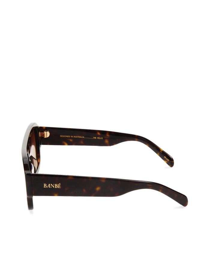 THE SUKI - DARK HAVANA TORT-CHOC FADE-SUNGLASSES-BANBE-BILLINI USA