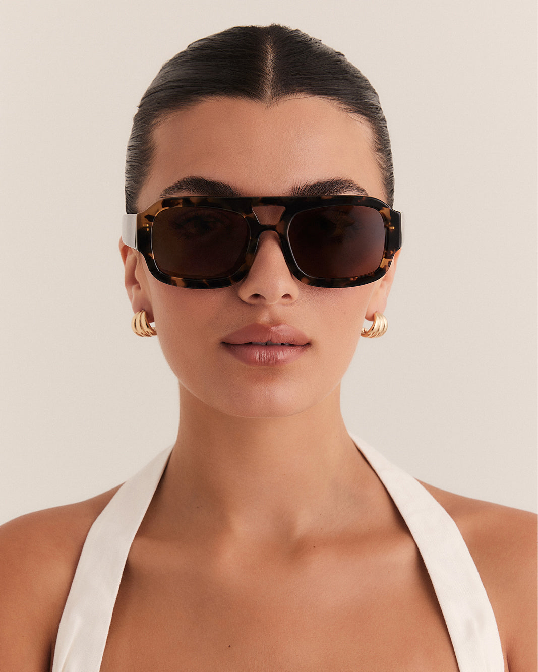 THE SUKI - TOFFEE TORT-CHOCOLATE-SUNGLASSES-BANBE-BILLINI USA