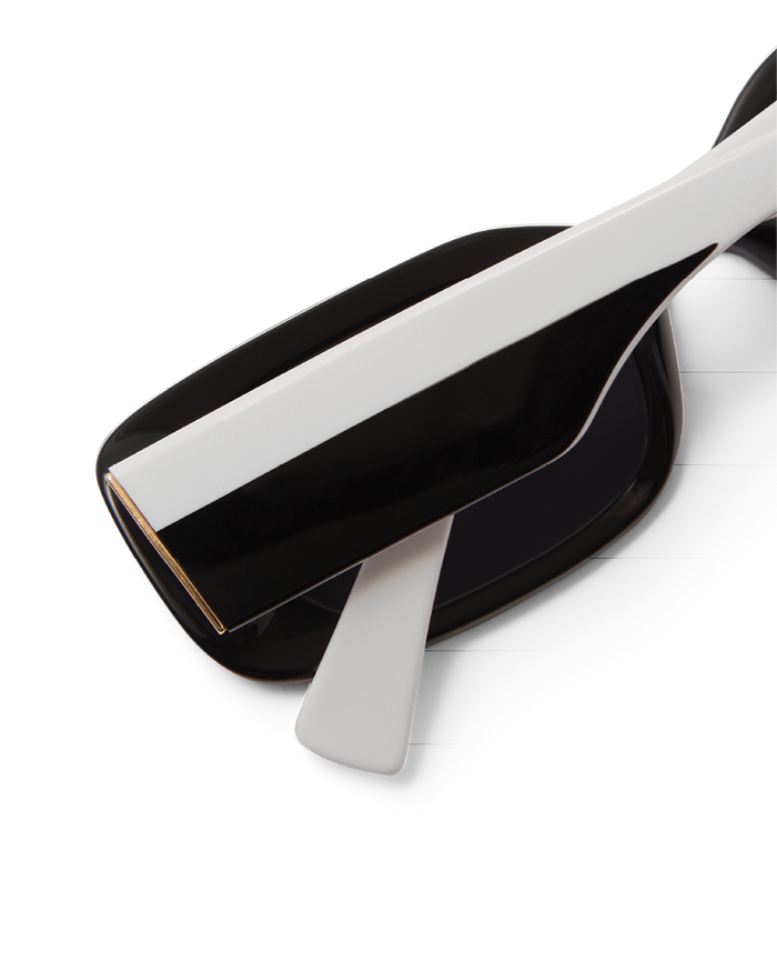 THE TASH - BLACK-WHITE-BLACK-SUNGLASSES-BANBE-BILLINI USA