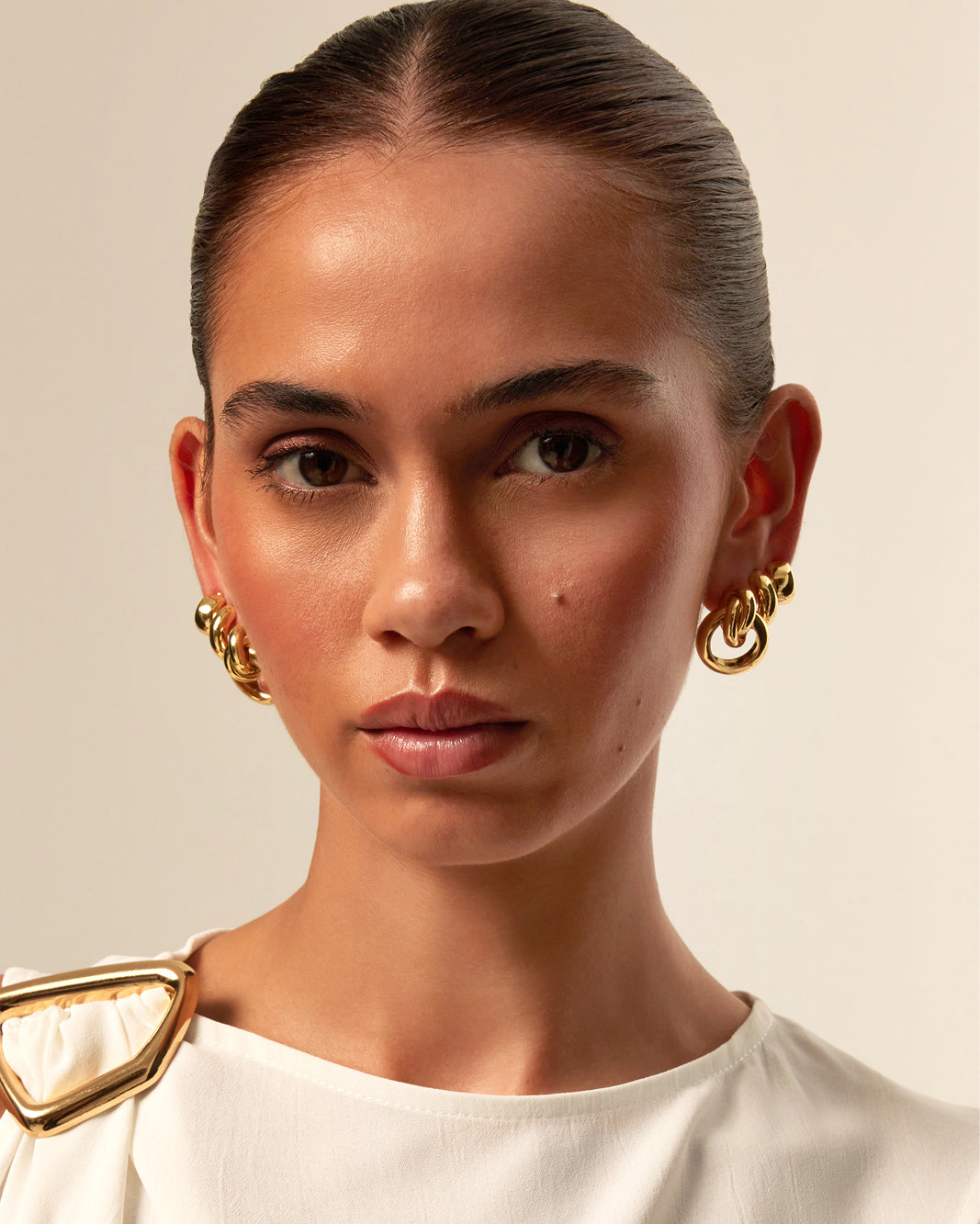 TRINITY EARRINGS 3 PACK - GOLD PLATED 18K-JEWELLERY-Billini-BILLINI USA