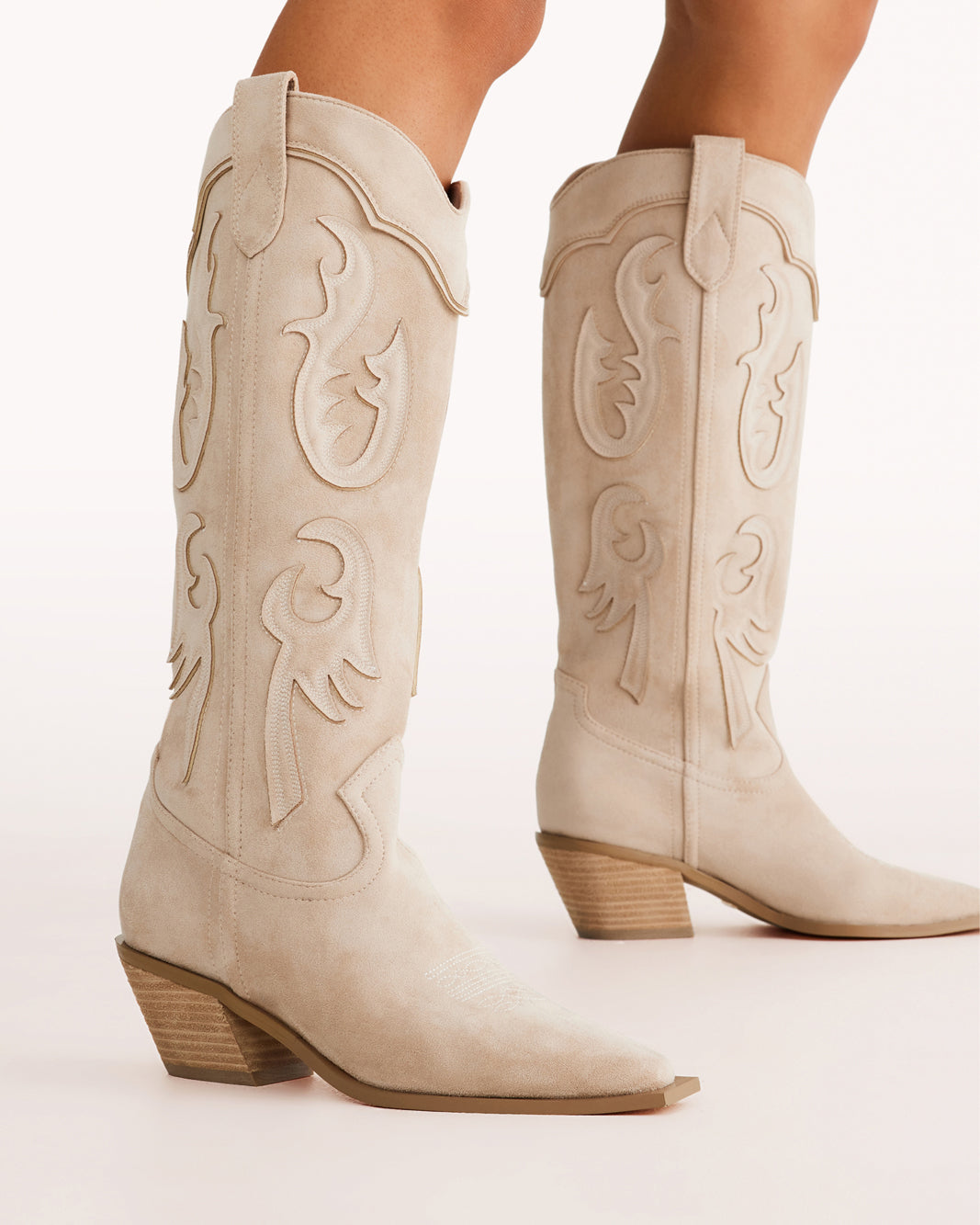 TULIE - LIGHT BEIGE SUEDE-Boots-Billini-BILLINI USA