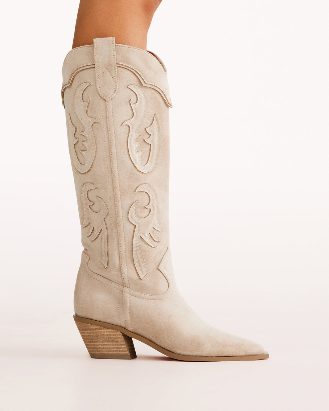 TULIE - LIGHT BEIGE SUEDE-Boots-Billini-BILLINI USA