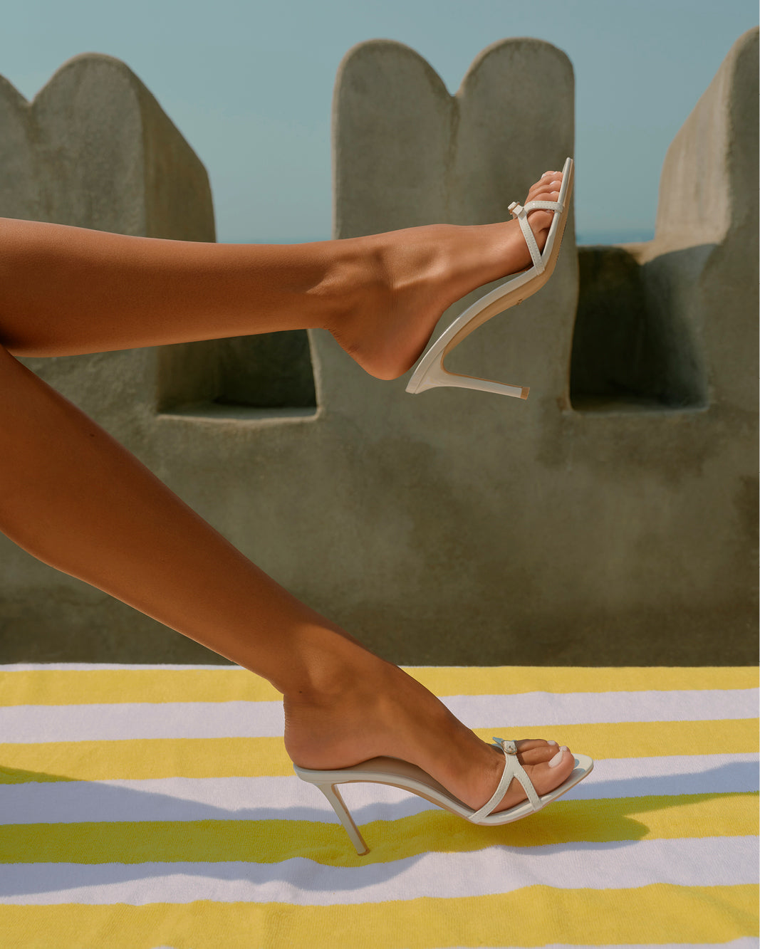 UMAY - WHITE PATENT-Heels-Billini-BILLINI USA
