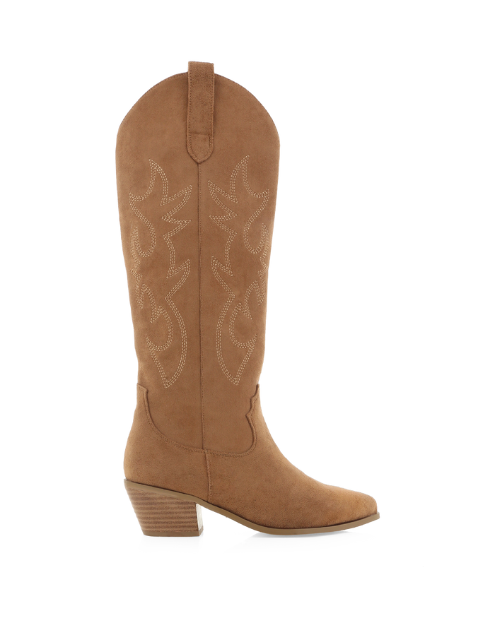 URSON - DARK TAN SUEDE-Boots-Billini-BILLINI USA