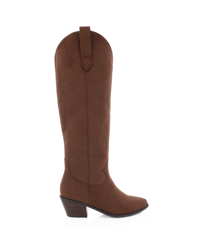 URSON - MAHOGANY SUEDE-Boots-Billini-BILLINI USA