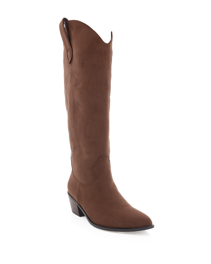 URSON - MAHOGANY SUEDE-Boots-Billini-BILLINI USA