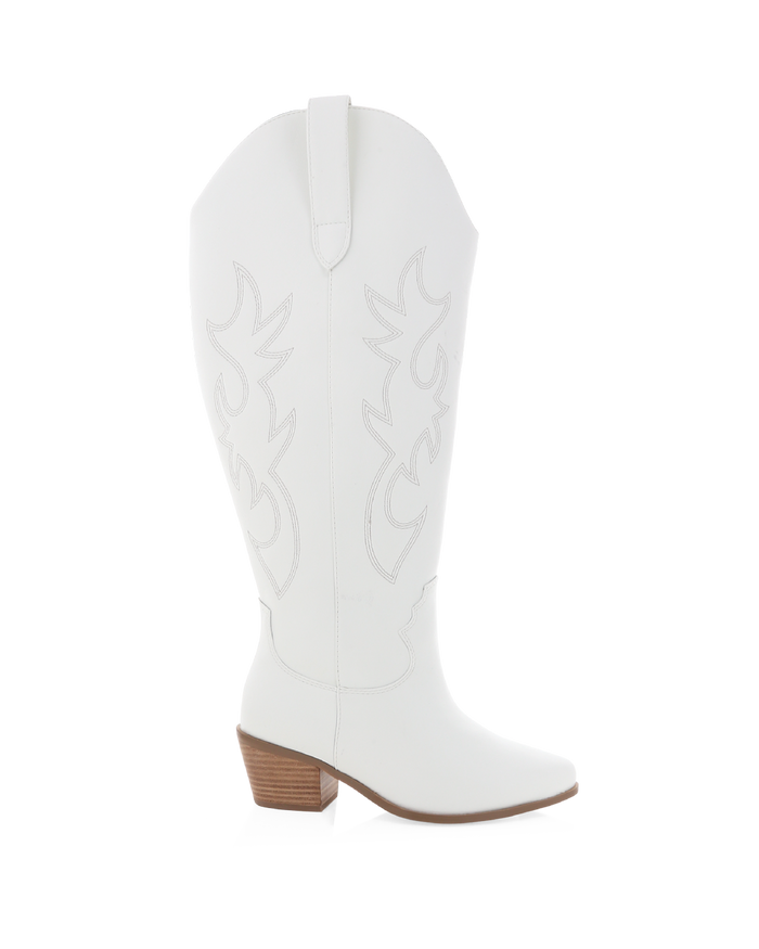 URSON EXTENDED CURVE - WHITE-Boots-Billini-BILLINI USA