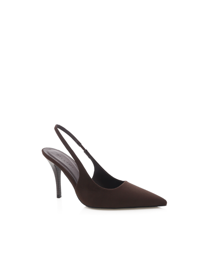 VALASCA - DARK CACAO SUEDE-PUMPS-Billini-BILLINI USA