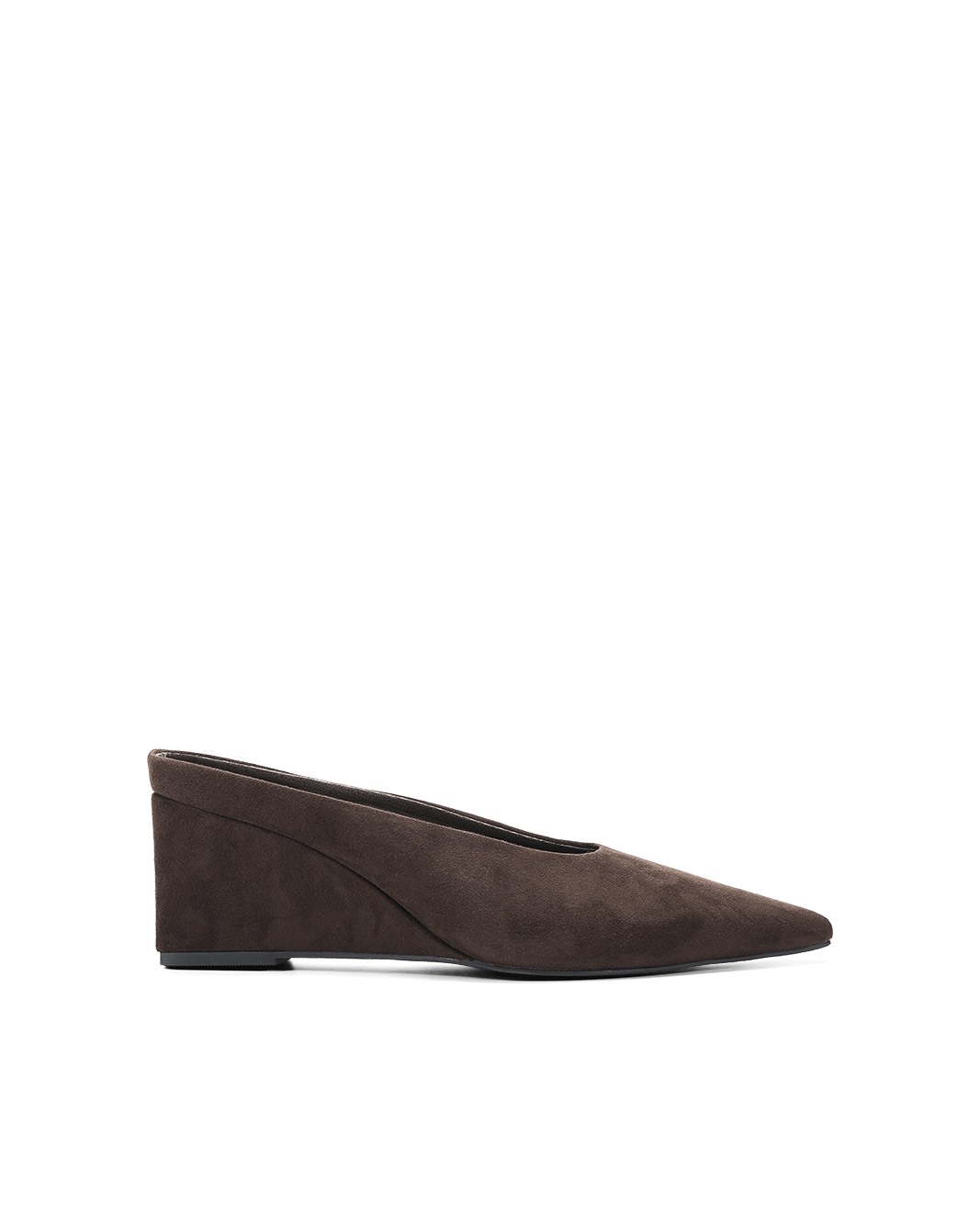 VIANNE - DARK CACAO SUEDE-Wedges-Billini-BILLINI USA