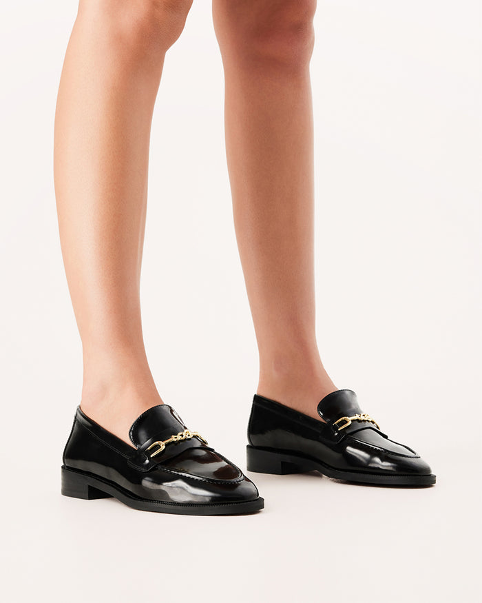 WARREN - BLACK SHINE-Flats-Billini-BILLINI USA