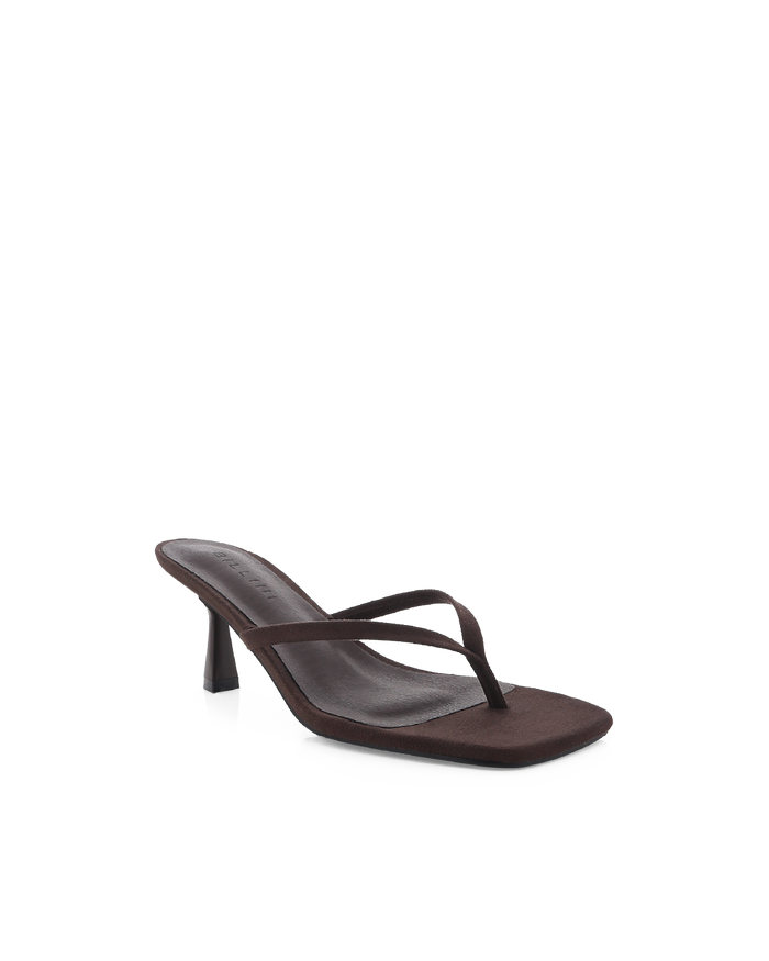 XAMI - DARK CACAO SUEDE-Heels-Billini-BILLINI USA
