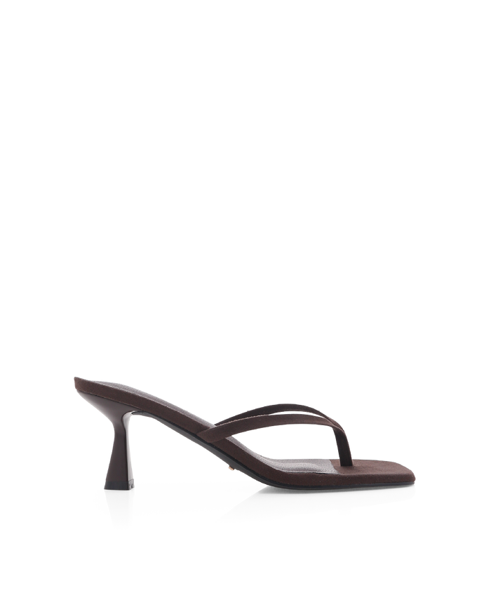 XAMI - DARK CACAO SUEDE-Heels-Billini-BILLINI USA