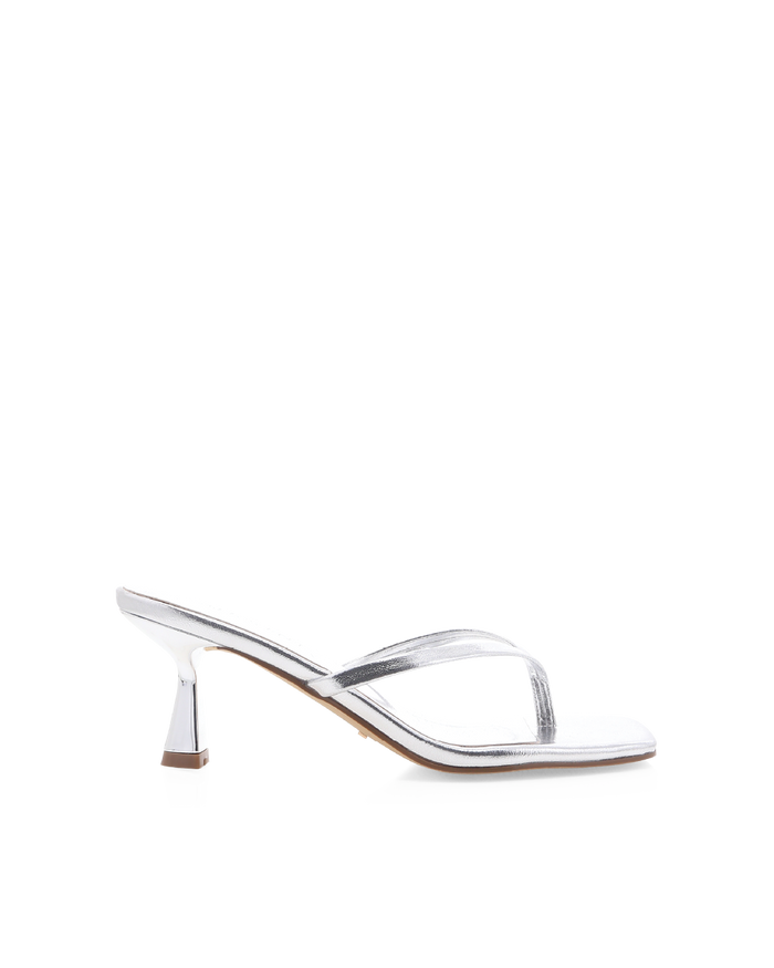 XAMI - SILVER METALLIC-Heels-Billini-BILLINI USA