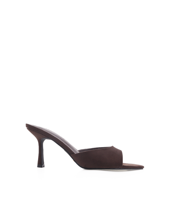 XANTHE - DARK CACAO SUEDE-Heels-Billini-BILLINI USA