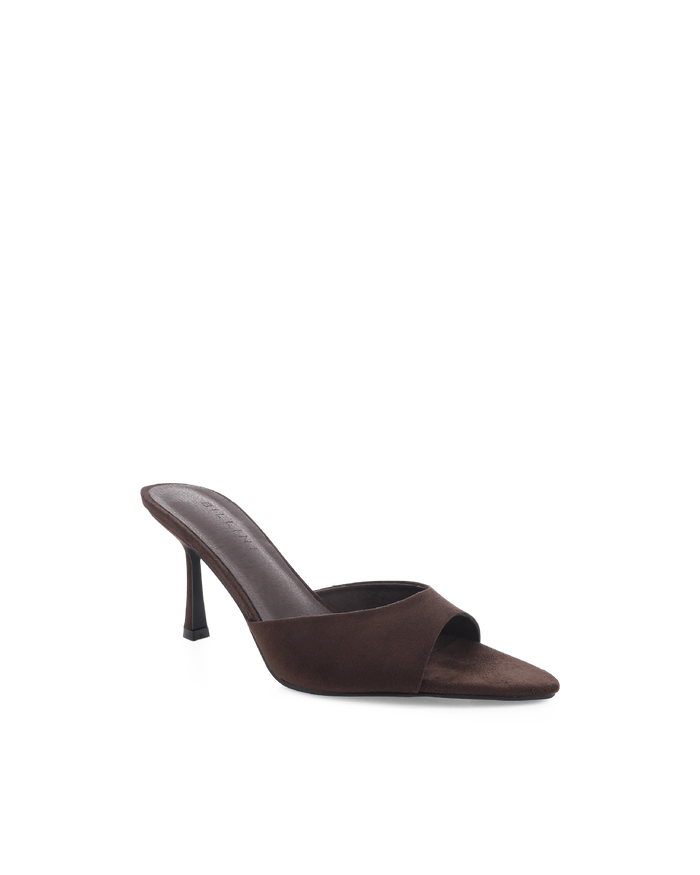 XANTHE - DARK CACAO SUEDE-Heels-Billini-BILLINI USA