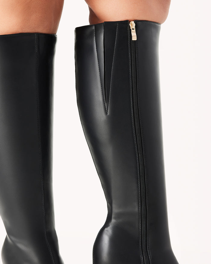YOSHIKO EXTENDED CURVE - BLACK-Boots-Billini-BILLINI USA