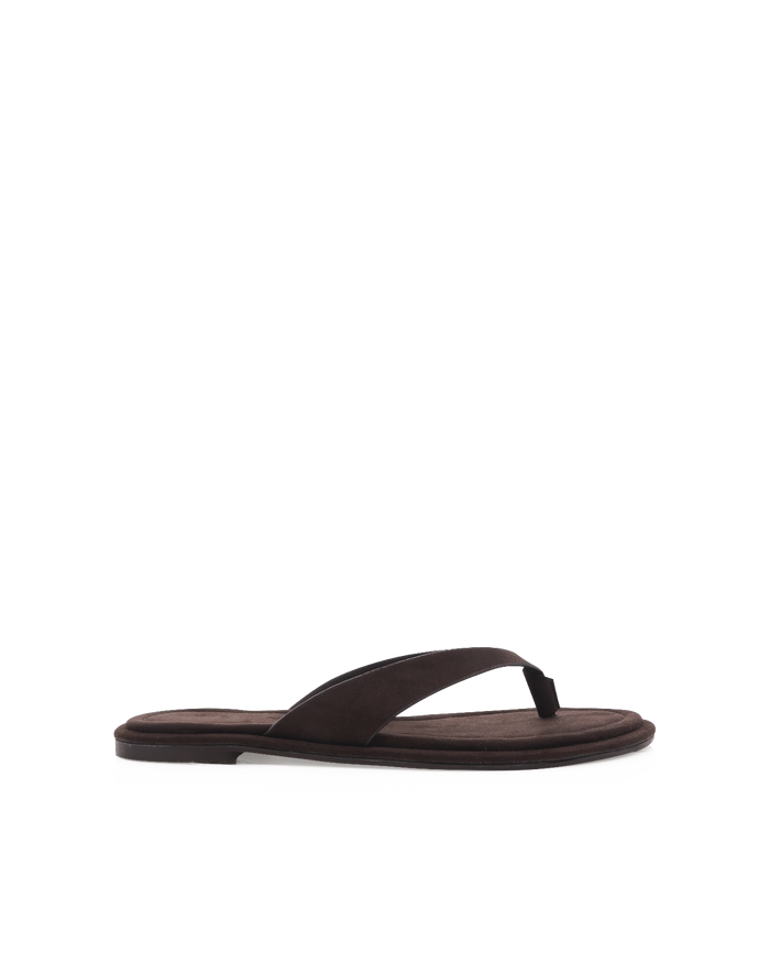 ZENOBIA - DARK CACAO SUEDE-Sandals-Billini-BILLINI USA