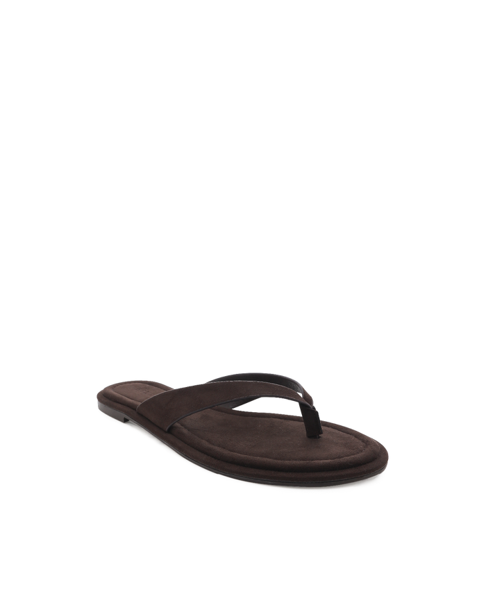 ZENOBIA - DARK CACAO SUEDE-Sandals-Billini-BILLINI USA