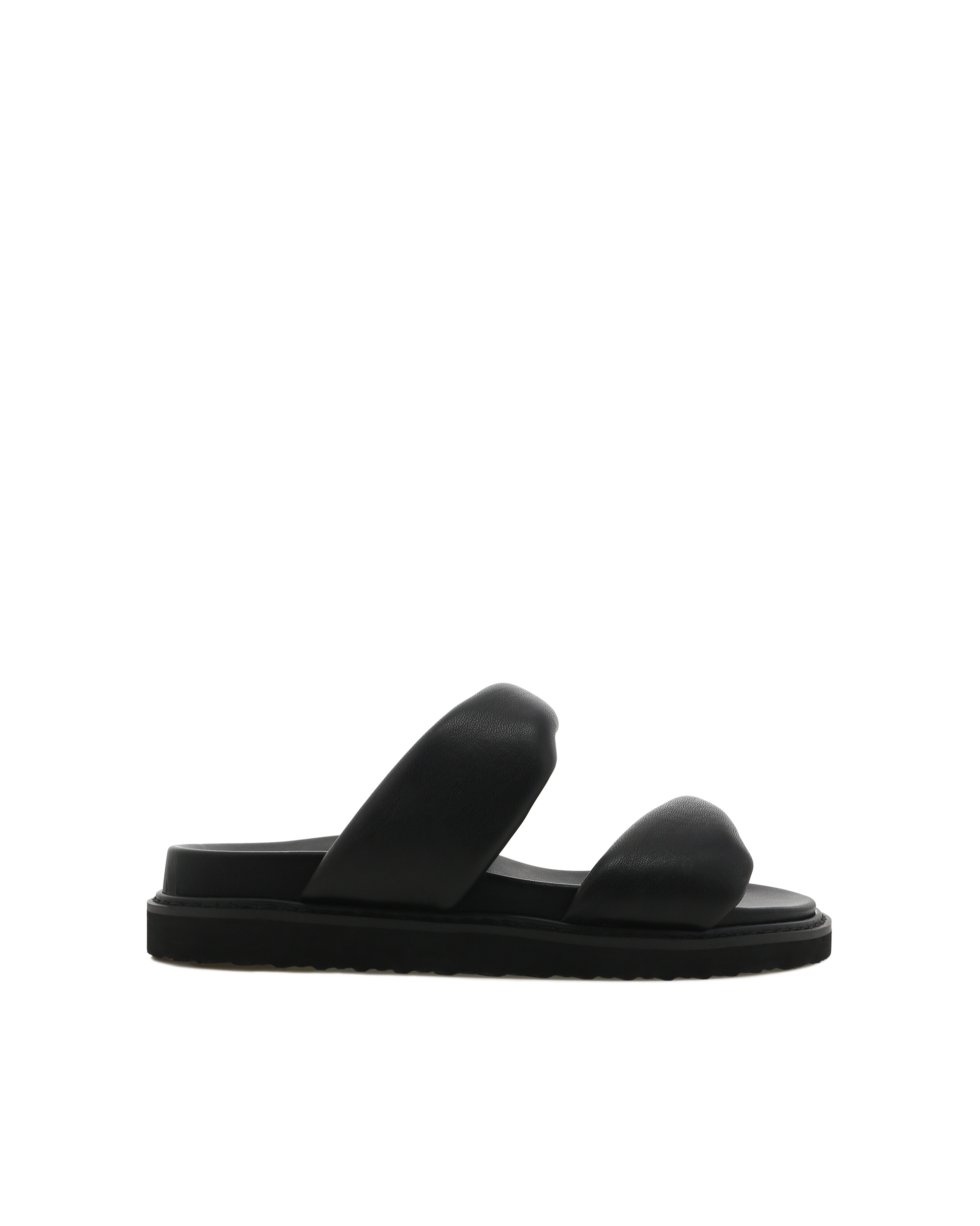 Wide fit 2025 black sandals