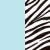 zebra sky blue