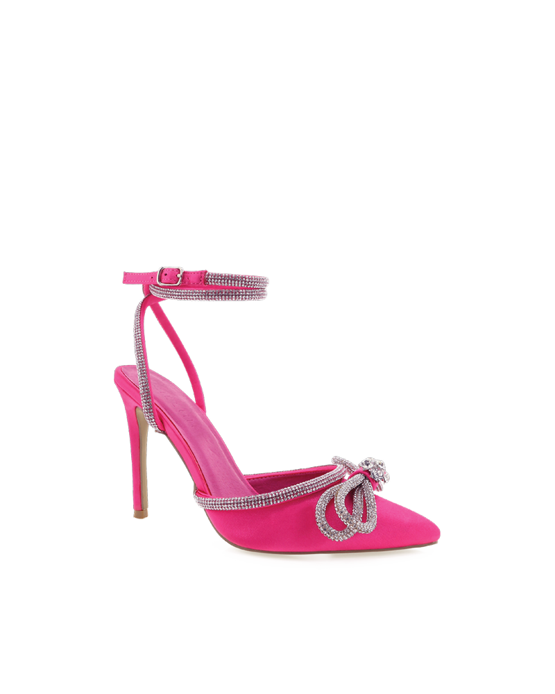 Fuchsia hot sale satin shoes