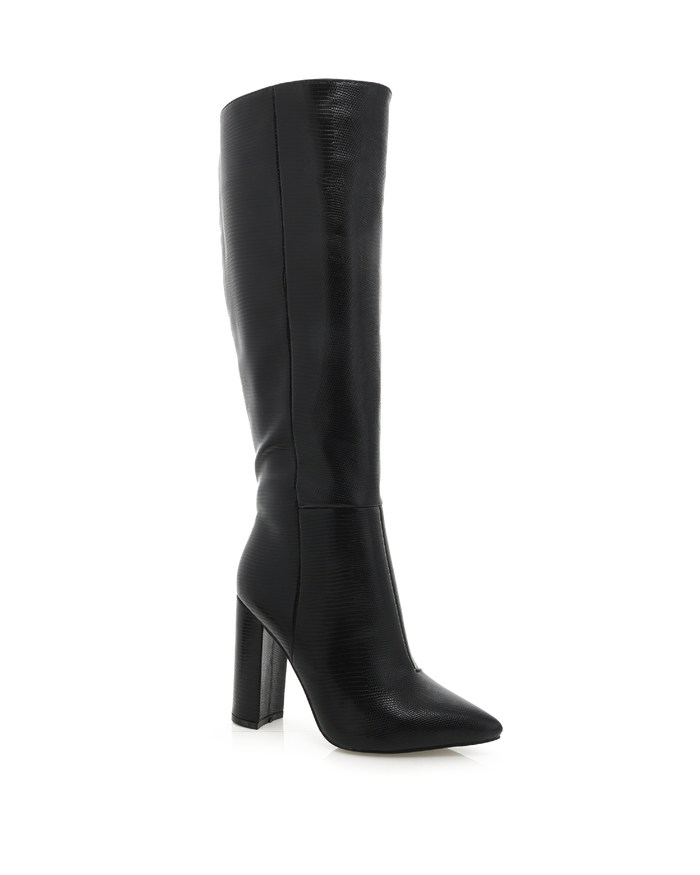 MILLA - BLACK SCALE-Boots-Billini-BILLINI USA
