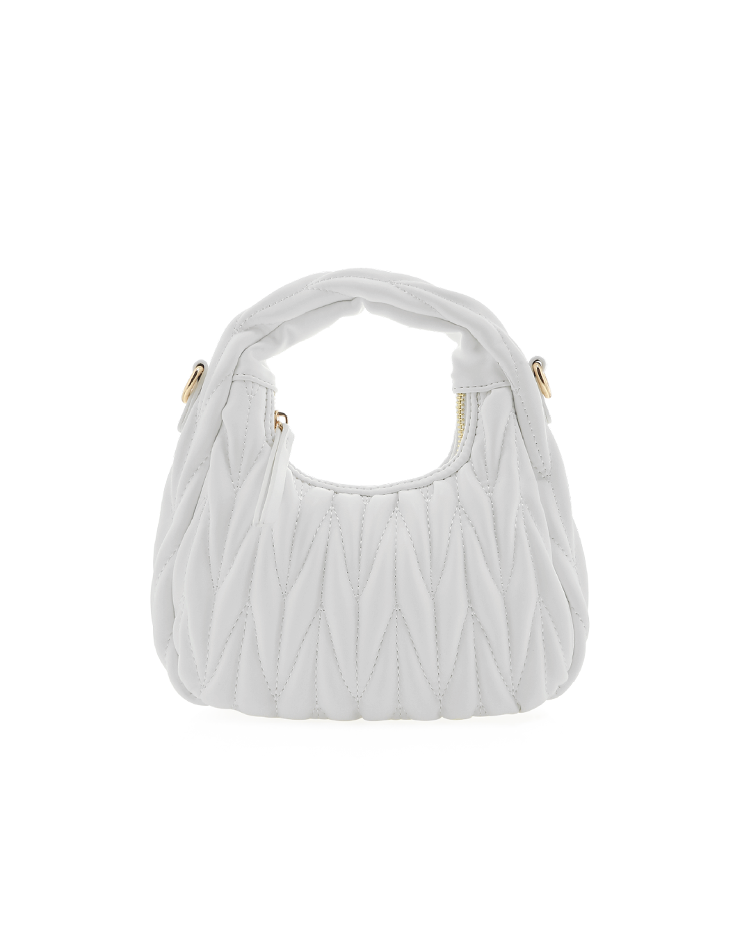 MORGAN HANDLE BAG - WHITE QUILTED-Handbags-Billini--BILLINI USA