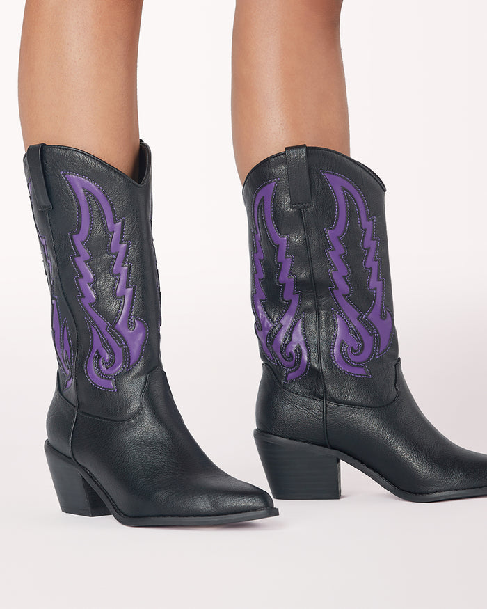 NORVA - BLACK-VIOLET-Boots-Billini-BILLINI USA