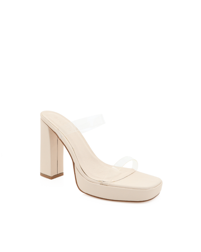 TAMIRA - BONE-CLEAR-Heels-Billini-BILLINI USA