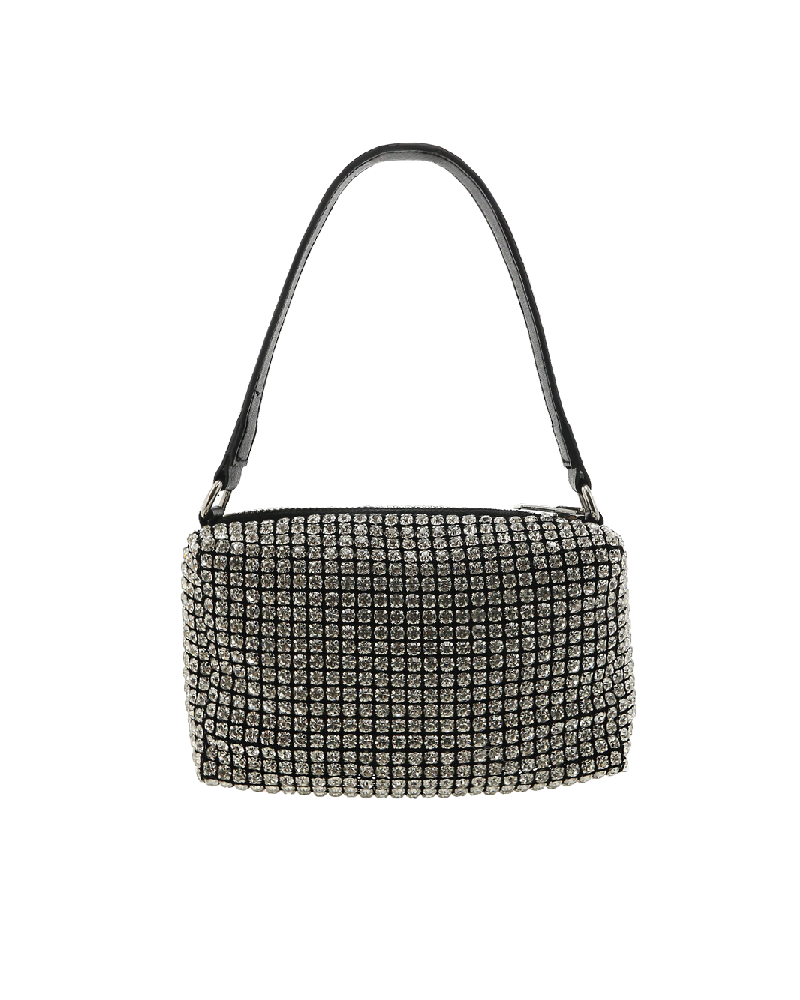 TAYAH HANDBAG - SILVER DIAMANTE-BLACK-Handbags-Billini-O/S-BILLINI USA