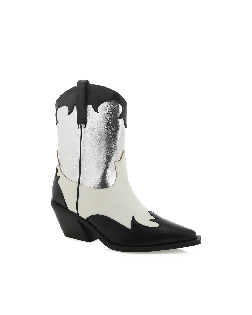 URIE - BLACK-WHITE-SILVER-Boots-Billini-BILLINI USA