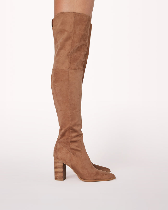 VIXEN - WOOD SUEDE-NATURAL-Boots-Billini-BILLINI USA