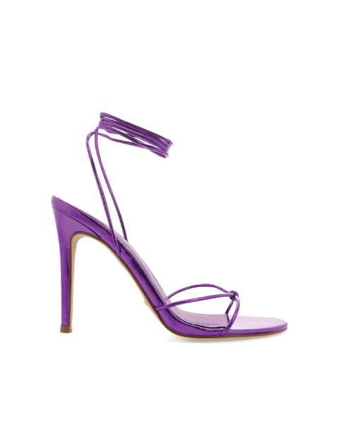 Purple on sale metallic sandals